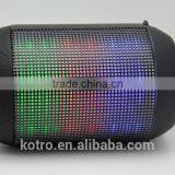 A50 Binaural Stereo AUX High Sensitivity FM Radio LED Light Pulse Bluetooth Speaker for IPhone Smartphone Tablet Laptop