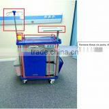 AG-ET001A1 CE ISO Plastic Nursing Hospital Trolley Medical Cart With Drawer thumbnail-4
