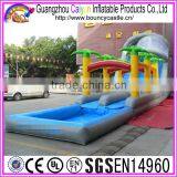 Outdoor Game Long Inflatable Water Slide For Sales thumbnail-3