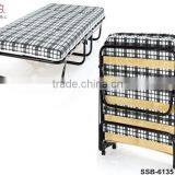 China Factory Home Bedroom Cheap Modern Steel Single Folding Beds thumbnail-1