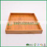 FB1-3083 Hot Sales Square Bamboo Serving Trays Gongfu Tea Tray Quality Choice thumbnail-1