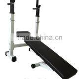 Fitness Folding Weight Lifting Bench at Home Gym Exercise Barbell Olympic Training thumbnail-3