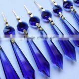 Crystal Icicle Prisms Chandelier Drop Pendants Lamp Candelabra Parts thumbnail-4