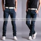 Mens Cotton Slim Chinos,2014 Autumn New 100% Cotton Slim Fit Men Work Pants Chino thumbnail-2