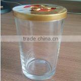 6OZ Clear Liquor Shot Glass With Metal Lid thumbnail-1