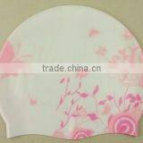 High Quality Eco-friendly Printing Silicone Swim Cap thumbnail-1
