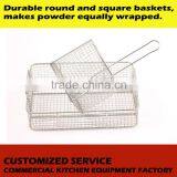 Commercial Stainless Steel Meat Wrapping Powder Table Chicken Breading Table thumbnail-3