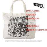 Recyclable Promotional Cotton Canvas Tote Bag thumbnail-1