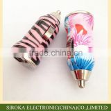 Promotion usb car charger 5V 1A mini USB car charger with customized colors for iPhone 6