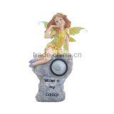 Customized Garden Resin Fairy Figurines Solar Light thumbnail-1