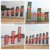 Wholesale 4.1meter block beach flag pole for flying flag banner