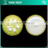 29MM Beige Cotton Cord Cover Plastic Shank Sewing Button thumbnail-4