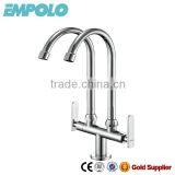 High Quality Sanitary Ware,brass Double Kitchen Faucet Spout SC546