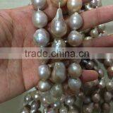 Baroque Freshwater Pearl Necklace 12-15mm thumbnail-2