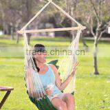 GREEN SWINGING HAMMOCK CHAIR OUTDOOR FURNITURE thumbnail-1