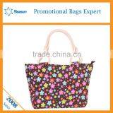 Custom Flowers Promotional Canvas Tote Shopping Cotton Canvas Bag thumbnail-3