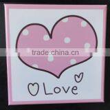 Foot/Finger Print Stretched Canvas