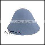 Grey Felted Wool Hat Body 100% Wool thumbnail-1