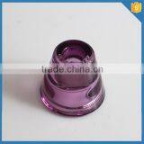 Purple Classic Glass Candlestick Glass Candle Holder Tableware thumbnail-2