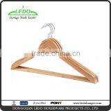 Promotional Wood Clothes Hangers With Trousers Bar thumbnail-1