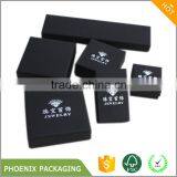 Fancy Black Kraft Paper Box Jewelry Necklace Ring Bracelet Gift Box Packaging thumbnail-1