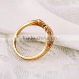 China Jewelry Manufacturer 18k Gold Color Heart-shaped Jewelry Ring thumbnail-4