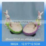 Cutely Giftware Ceramic Easter Rabbit for Decor thumbnail-1