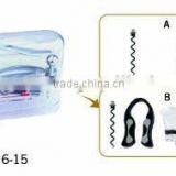 Rabbit Corkscrew Set in Plastic Box