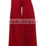 2015 Solid Color Plus Size Palazzo Pants For Women QL1192 thumbnail-1