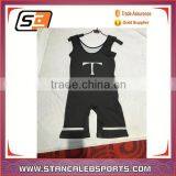 Stan Caleb New Arrival Custom Youth Black Cool Wrestling Singlets thumbnail-1