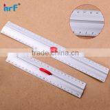 8''/12" Aluminum Ruler With Red Finger Grip,aluminum Level Ruler With Handle thumbnail-1