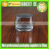 50g Glass Cosmetic Packaging Jar With Silver Lid thumbnail-3