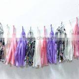 Yellow Tissue Paper Tassel Company for Party Decoration,wedding Decoration