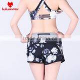 0118-1 OEM 97%POLYESTER 3%SPANDEX Summer Fashion Mesh Stitching Women Shorts, Shorts Women, Ladies Shorts thumbnail-6