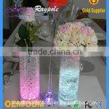 Newest Battery Powered Multi Color 10 cm Square LED Light Base for Crystal Centerpiece