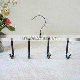 Non Slip PVC Coated 5 Hooks Hanger for Belt, Metal Accessories Organizer thumbnail-3