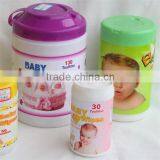 80pc Canister Tube Packed Comfort Baby Wipes, Baby Skin Wet Towel thumbnail-3