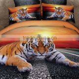 Factory Directly 3d Animal Sheet Active Wolf Tiger Leopard Animal Flowers Sheet Bedding Bedding