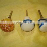 Blue & White Ceramic Door Knobs | Ceramic Fancy Door Knob