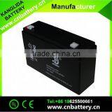 Maintenance Free Rechargeable Lead Acid Battery 6v12ah for Solar Garden Light