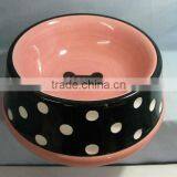 Ceramic Pet Bowl With Little Paw thumbnail-1