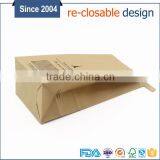 Custom Printing Food Grade Flat Bottom Brown Kraft Sos Greaseproof Potato Chips Bag for Snack Food thumbnail-6