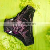 hot sale woman's briefs panties with pad incontinence underwear