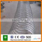 Cross Barbed Wire Coil Concertina Razor Wire thumbnail-3