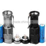 Most Powerful Zoom Aluminum q5 Led Torch Flashlight thumbnail-2