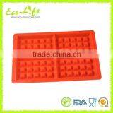 Silicone Waffle Cookie Mold Breakfast Cake Biscuit Baking Pan Kitchen Bakeware thumbnail-3