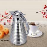 Unique Design High Grade Beautiful Stainless Steel Thermos Vacuum Jug Coffee Pot thumbnail-2