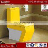 Sanitary Equipment Colored Toilet Bowl ,Hot Sell Yellow Toilet, High Quality Western Toilet Price thumbnail-6