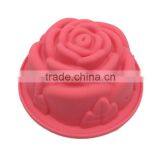 Silicone Bundt Pan - Non-Stick Silicone Rose-Shaped Cake Mold thumbnail-1