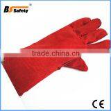 BSSAFETY Cheap Leather Welding Industrial Work Glove thumbnail-5